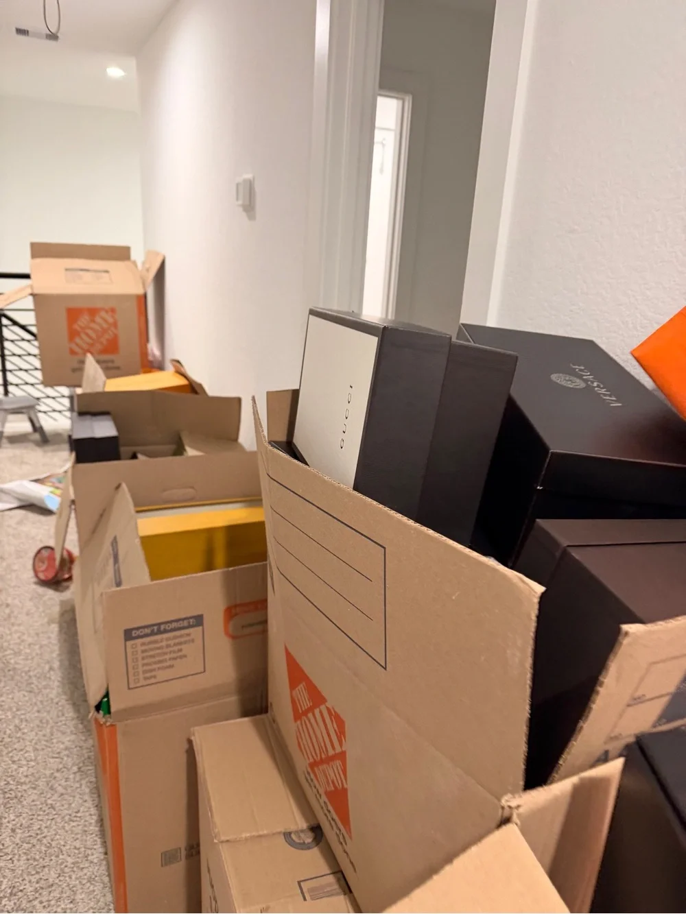 70 DESIGNER EMPTY BOXES AND DUST BAGS BUNDLE VARIETIES